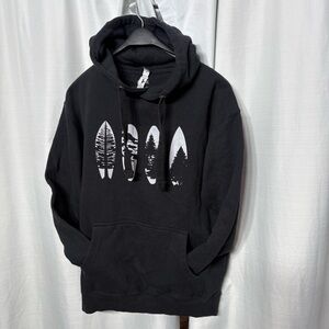 Island Clothing Surfboard Graphic Hoodie/ Granola/ Surfing/ West Coast/ Boho M